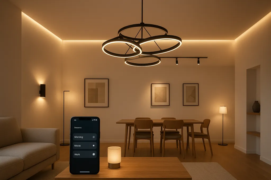 Инновационные LED-светильники и умное освещение: современный дизайн для дома