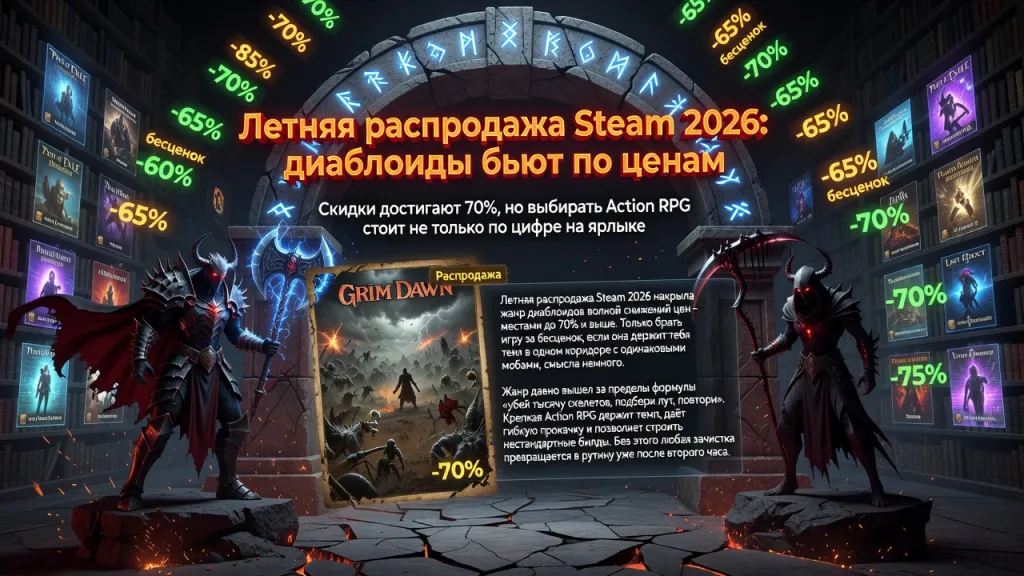 Летняя распродажа Steam 2026: диаблоиды бьют по ценам