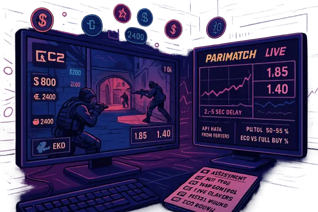 Live ставки на киберспорт: экономика раунда